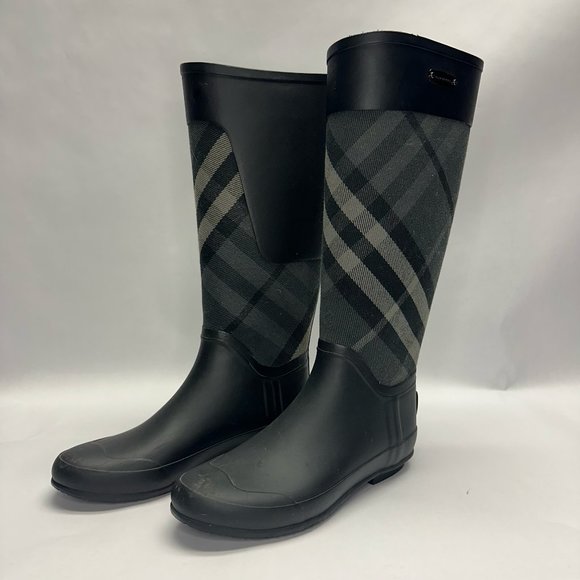 Burberry Clemence Rain Boots - Picture 1 of 5